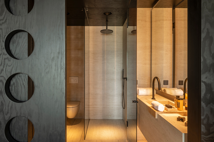 Interior Lighting, The National Hotel Guestroom Bathroom Interior Lighting, The National Hotel Guestroom Bathroom