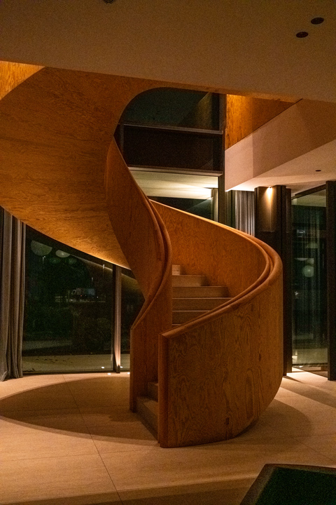 Grand Wooden Staircase Lighting, The National Hotel Grand Wooden Staircase Lighting, The National Hotel